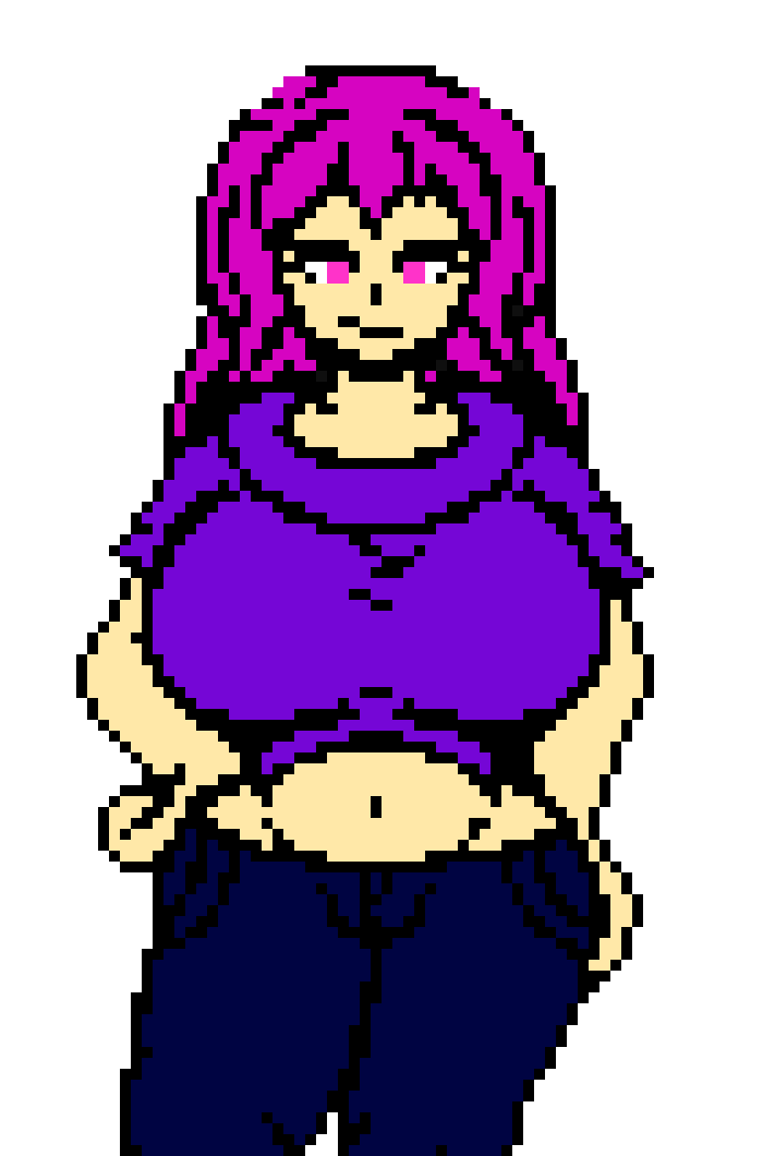 [d90d0f] Honey Ima say it right now: Somebody sooner or later is probably gonna make a porn edit of your lovely sprite. Beware of that. But it do be lookin good tho. -BD
