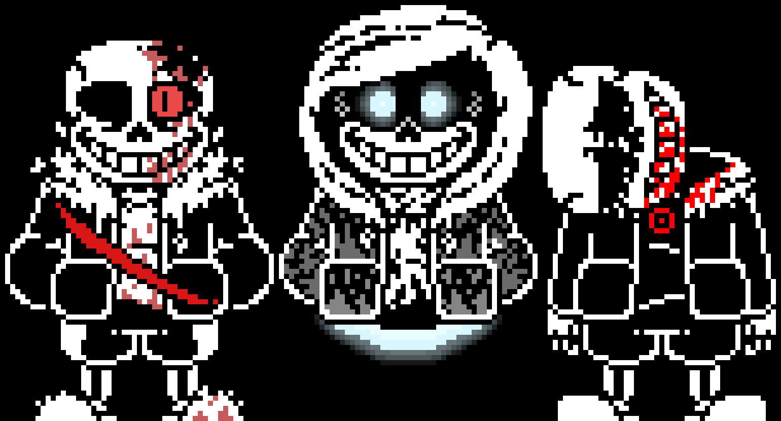 [583245] "-Ahem- Murder Time Trio, but something is... Off... | -Terrie