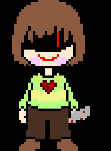 [2b9834] CHARA:walks throu snowdin forest