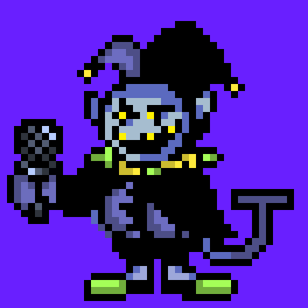 [970cdd] Jevil-UEE HEE HEE,IN THE NAME OF THE KNIGHT I GOTTA SAY THIS IS FUN,FUN