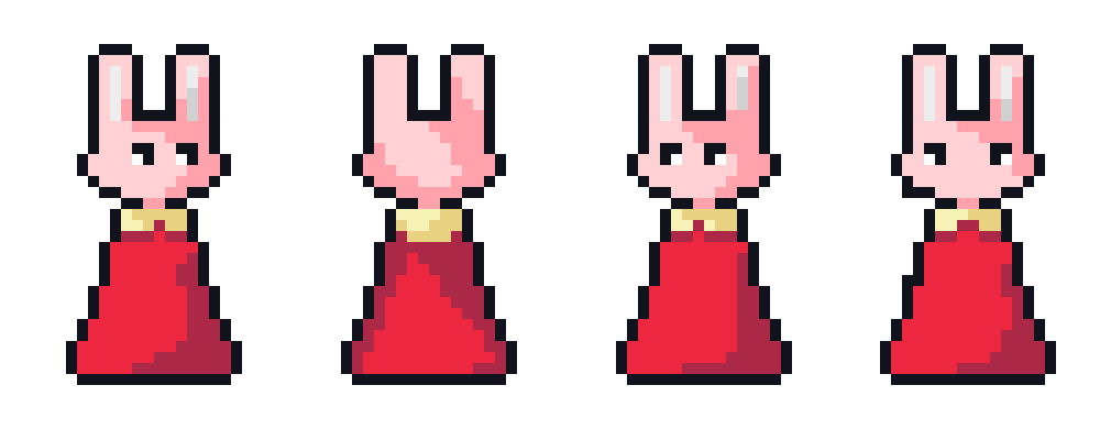 [3d3a43] bunny sprit