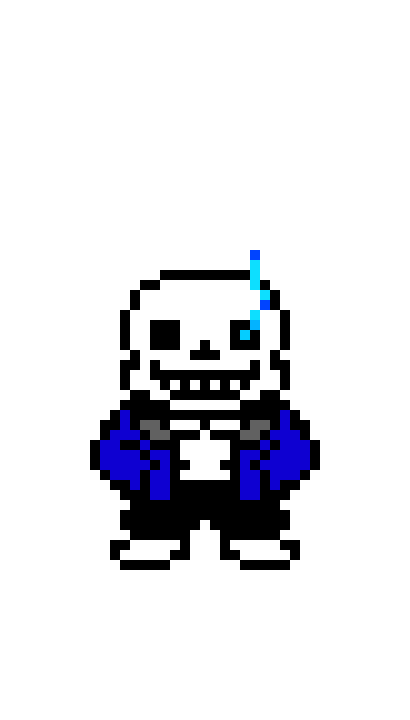 [34e293] blue eye sans
