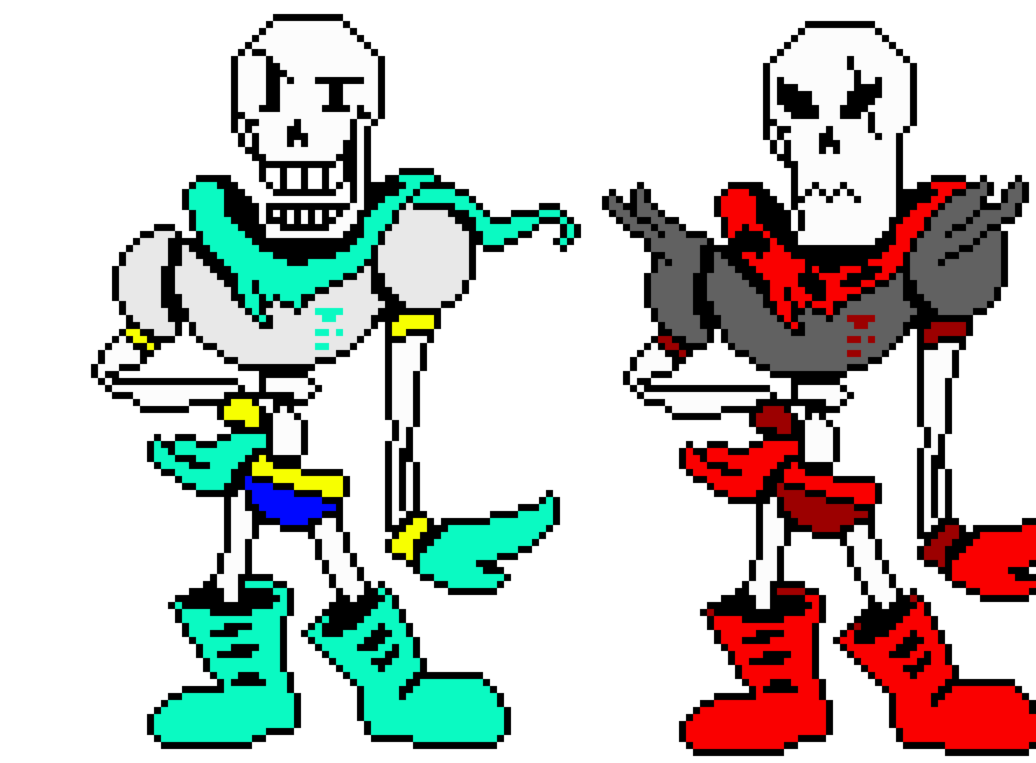 [9664c4] Papyrus Battle Sprites
