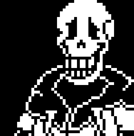 [43520c] just realized that im bad at making sans' heads - ink