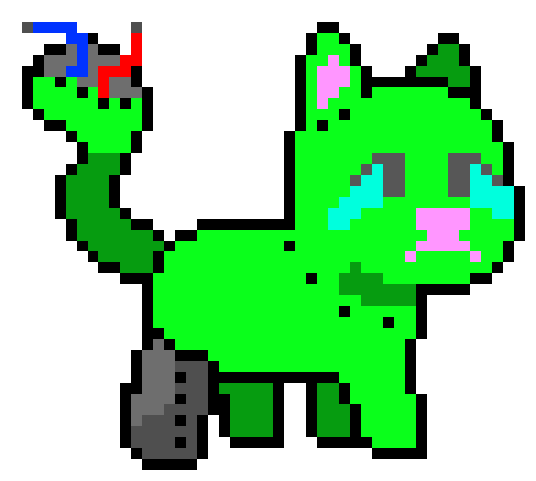 [3a33bd] (limping toward pyrolithe) Ow ow ow whats happening pyrolithe?-Speck