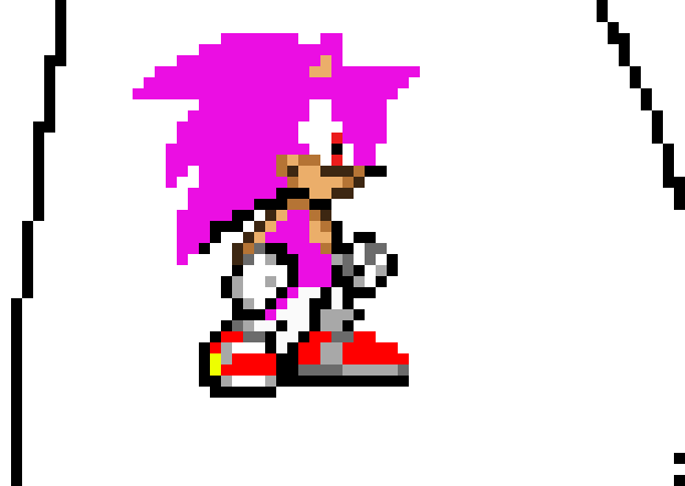 [f89088] sonic pixel art fully finished