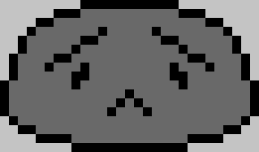 [a228fa] This is Jerry, the sad rock. Jerry had personal data leaked on one of his favorite sites and cannot return there due to it. Jerry is sad. All he wanted was to make friends and Pixel art....
