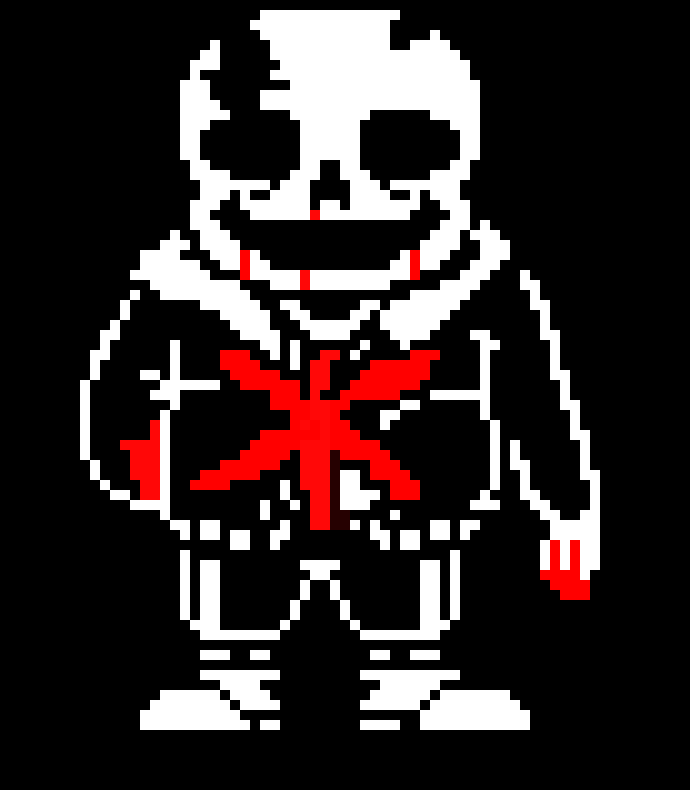 [9f0729] Undertale last breath Sans Sprite (my version)