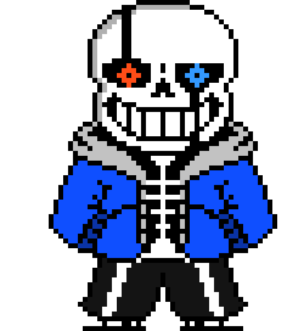 [9b382e] gaster double eye bored sans