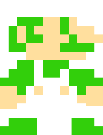 [19e63a] 8-Bit Luigi