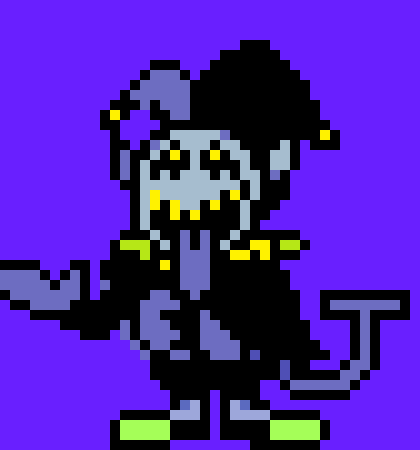 [970cdd] Jevil-*The door disappears after Evan entered* 