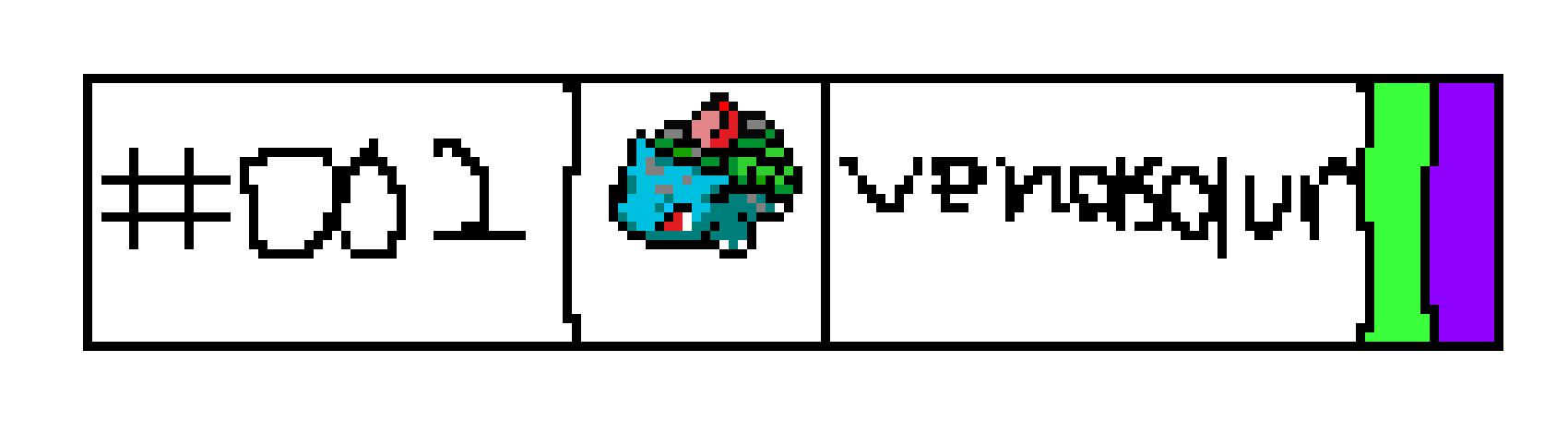 [9664c4] Pokedex Entry #002 Venasaur