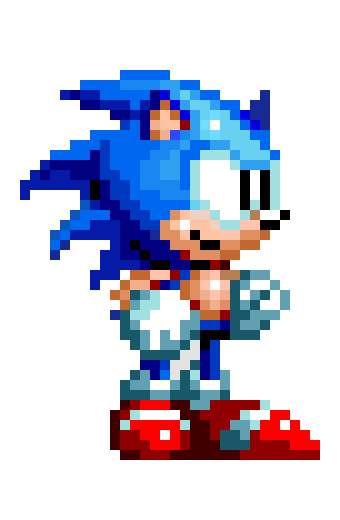 [9664c4] Sonic (Sonic the hedgehog CD 2 Fan concept)