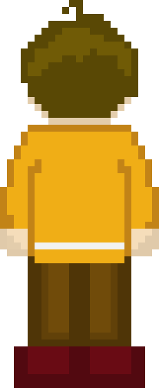 [8581ae] Villager Male Back