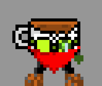 [6a27ef] [Cuppy] *cuppy found a grenade on the ground*