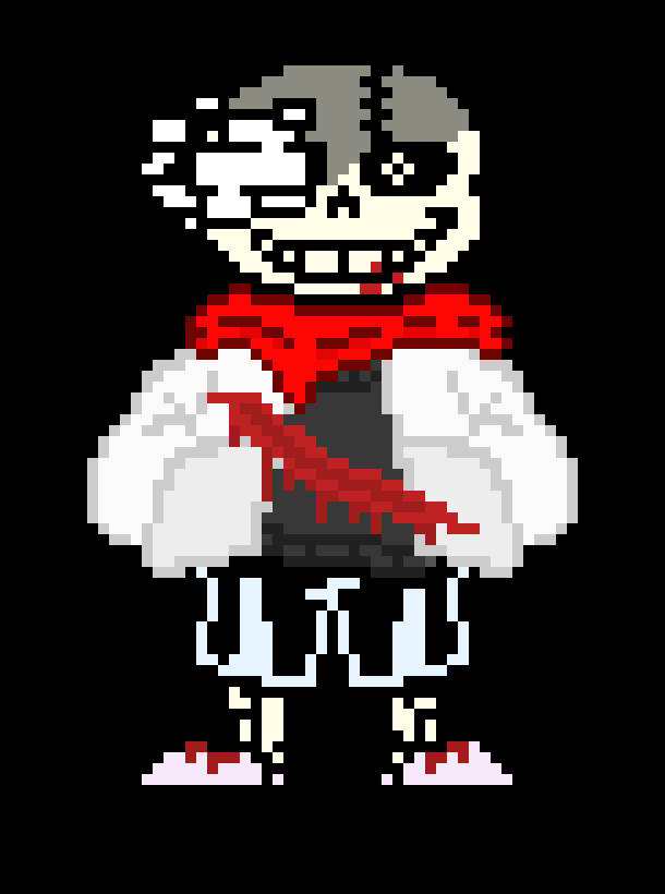 [7456f1] *he cracks his neck and looks at him from behind*