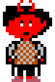 [f455be] (This is what you looked like in my dream, dude. It's weird. You have like....plaid on.  -T)