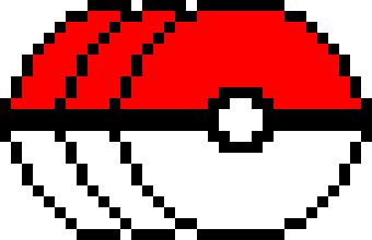 [a1f6d3] Pokeball Pixel Art
