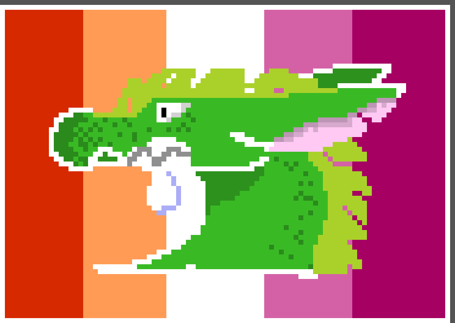 [96c78c] I didn't change much here just the background. does any one else have any pride?---Goblin