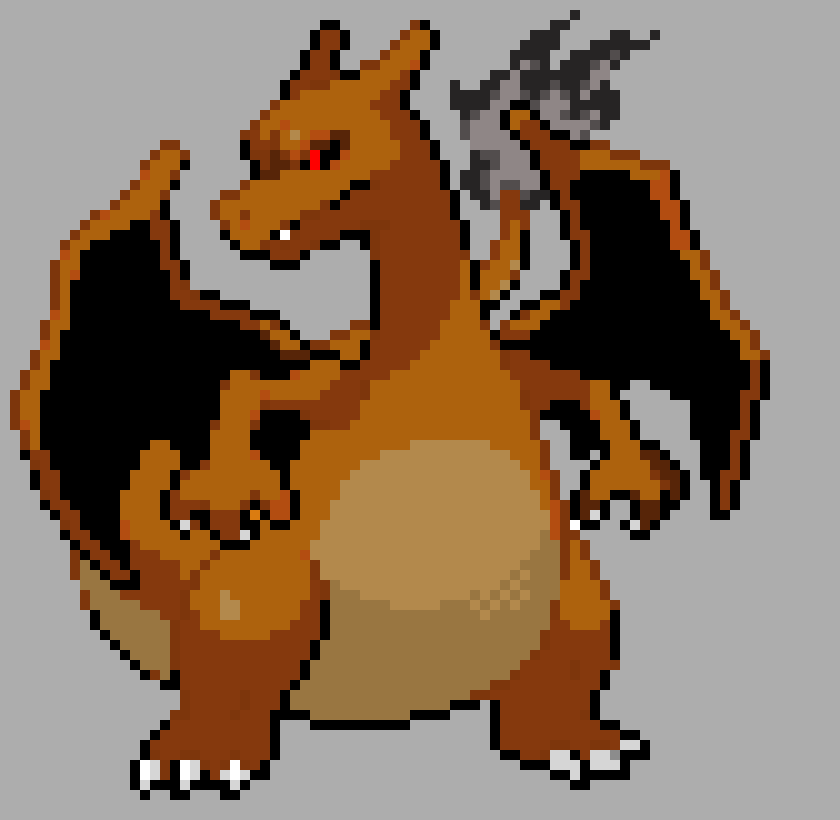 [7398c2] Hp 158/133. Uses FlameThrower! :Red