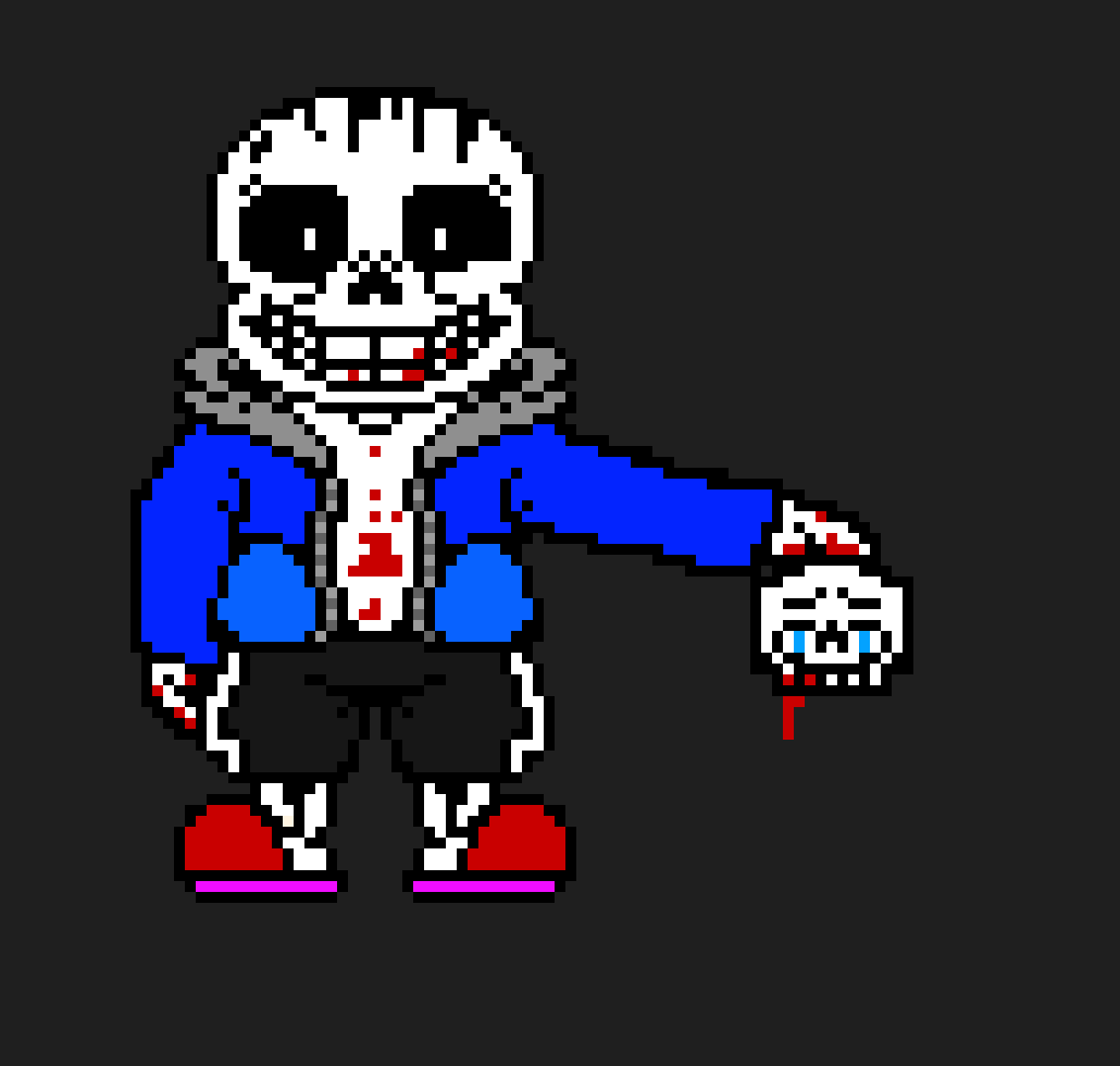 [2ccbeb] Joke version of  After DST insanity sans. Reason: Papyrus head is too small -DST