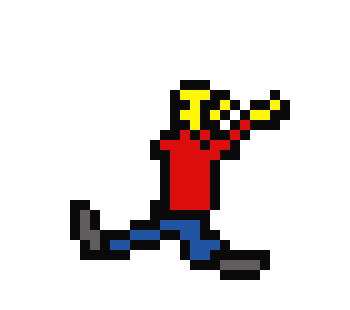 [9664c4] Little man pixelated