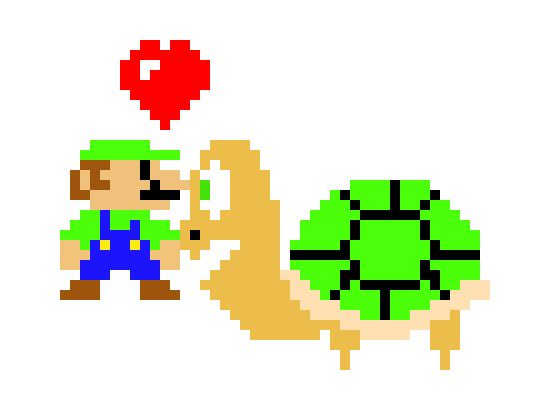 [acbc50] Luigi X Chubs the Koopa girl