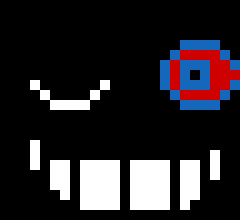 [ac28da] you still trying it's time for my special attack(traps comic sans in a cage sends 100 gaster blasters and bones)