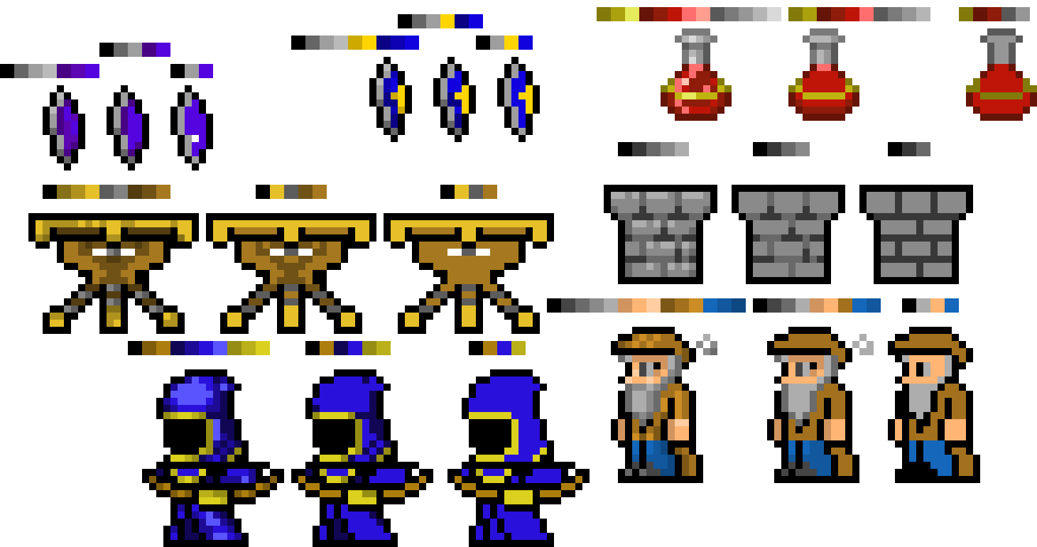 [80eb89] pixel art sprite sheet 2