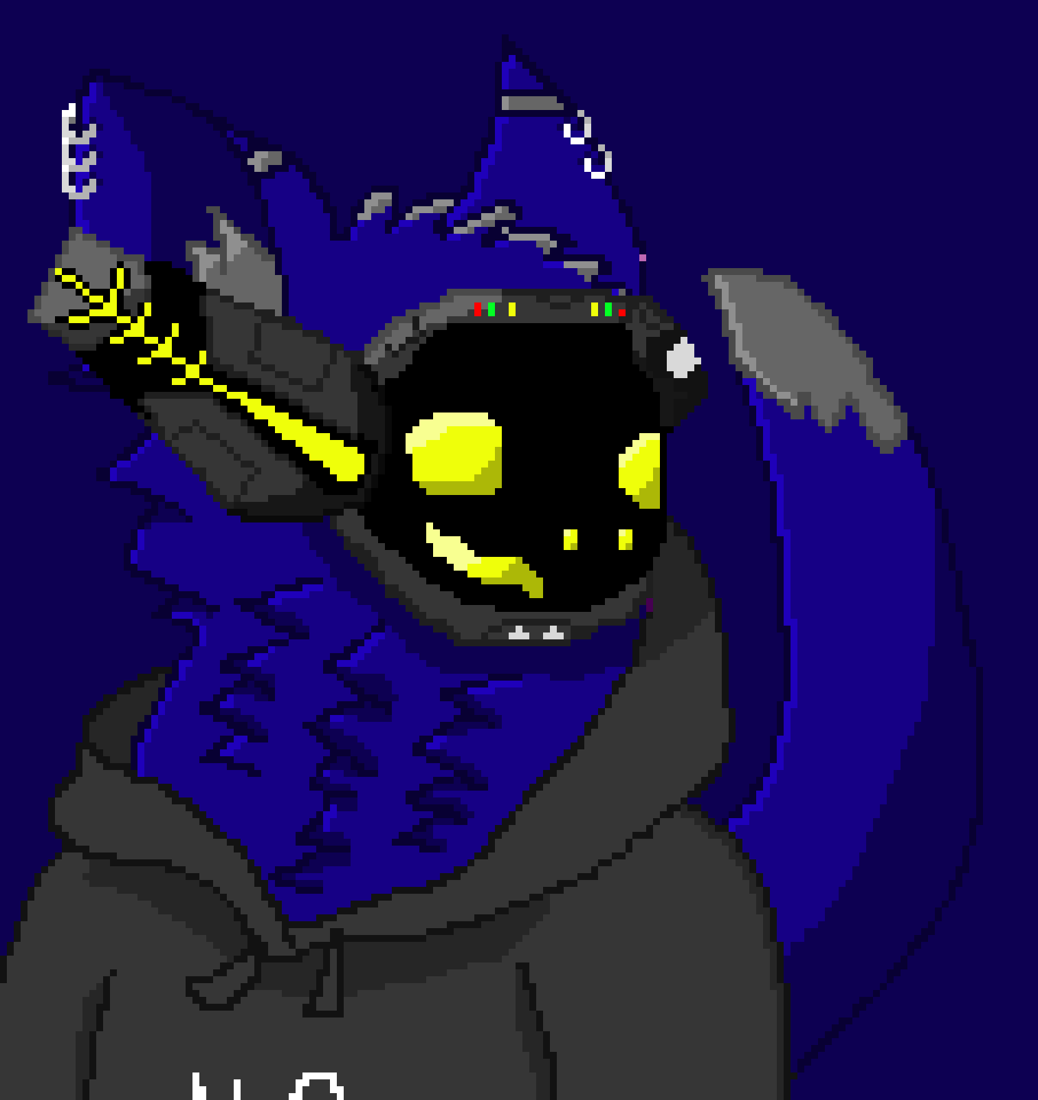 [5b62b0] *I slightly smile and I nuzzle your hand* -John