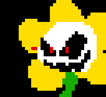 [2b9834] flowey:no im not talking to that trashbag