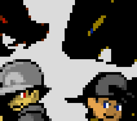 [021e6c] Palettes for Creepypasta OCs - Mauled Gris (left) and Frostbite Azure (right) (Before) (ft. Red and Gold (PooterStapot Style))