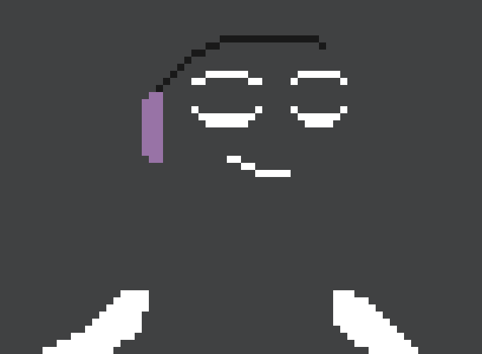 [6a7b6a] *Teleports to a nearby bench* "Now I do nothing but sit here and listen to music. Nothing can stop me now."