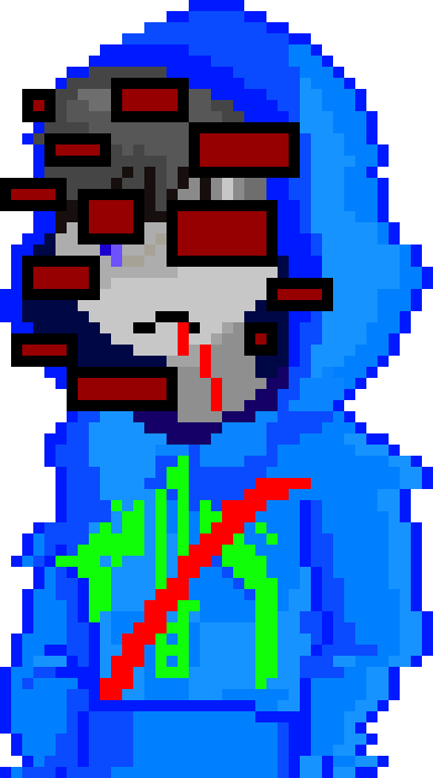 [7b7bce] -jumps back- I  F U C K I N G  K I L L E D  Y O U  G A S T E R