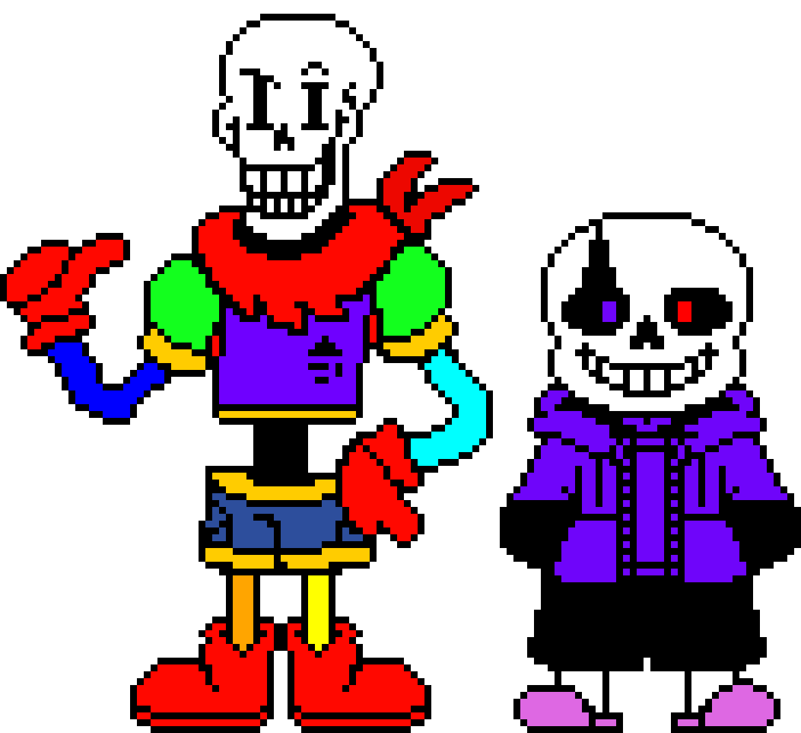 [2b592c] pap: NYEH HEH HEH PURPLE I THE GREAT PAPYRUS WILL GET A DATE!!!! Purple: Whatever you say pap