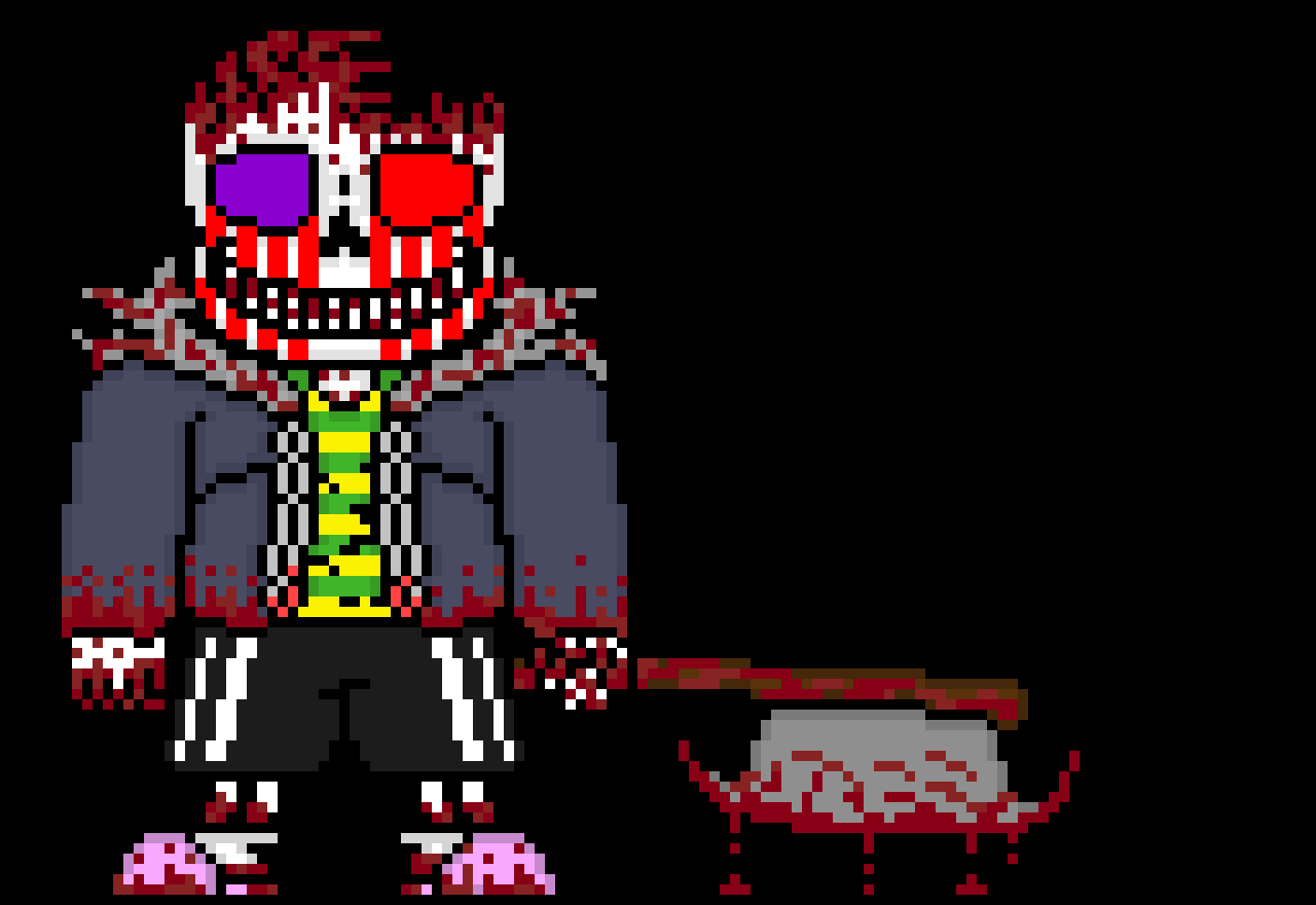 [e8cb42] whats next bo- *suddenly gets punched in the back multiple times and suddenly melts away into a puddle a skeleton behind him shows himself* ... heya