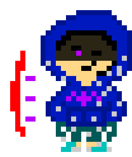 [506291] *he vanishes and reappears a few meters away from the line. then teleports to shadow and does a kick with the dark energy around his foot. making a purple shockwave.*