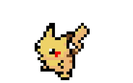 [83c4b5] Raichu Pixelart