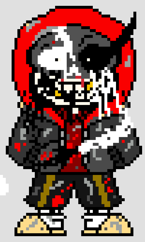 [b72944] *a pinpoint of dark white light hits Dust Sans* - CT