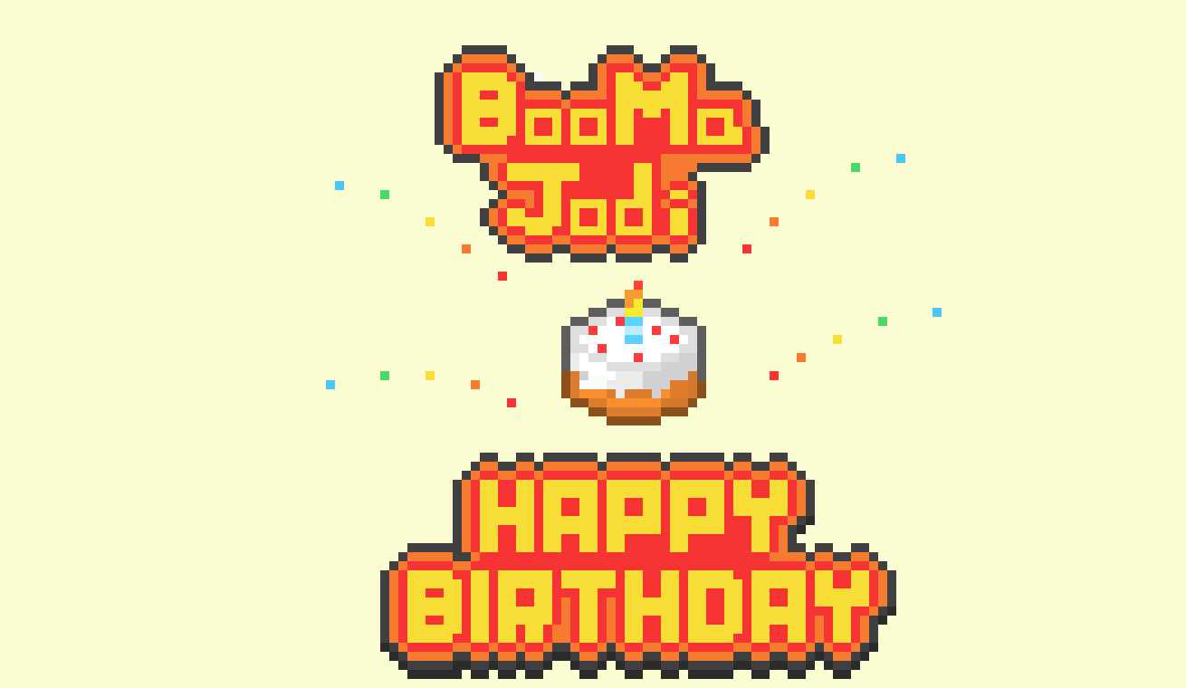 [34accc] Happy Birthday BooMa Jodi