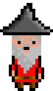 [bb0007] Pixel Wizard Red Idle AniF3