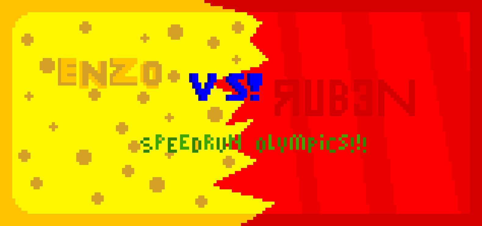 [4bccfe] Commkaas speedrun olympics Enzo Ruben VS