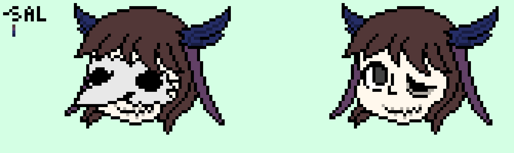 [f7c573] Ena's Redesign (So far...) With/Without Mask