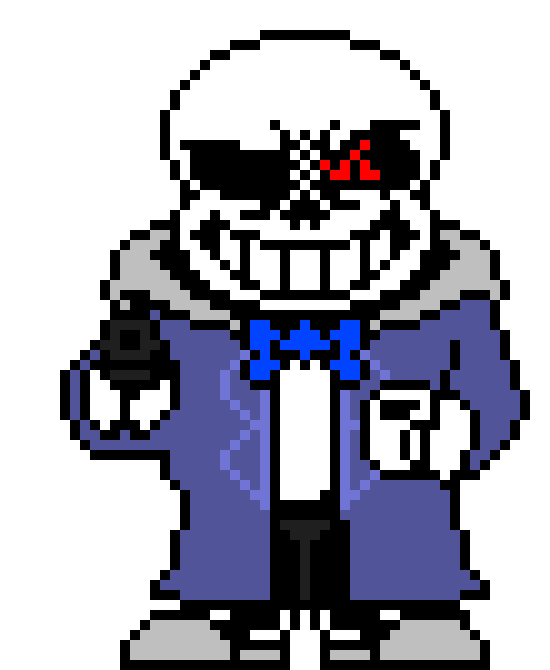 [55e4e5] Sans with a gun, or known as...Sudden changes sans -Bullet Hell Sans