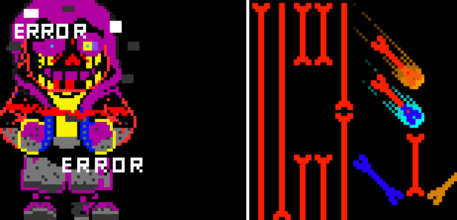 [450a4c] dust error sans : [summons bones] heh take this hotshot