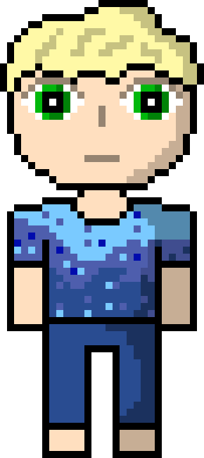 [e16e82] New Lucas (Blue Flames Outfit)