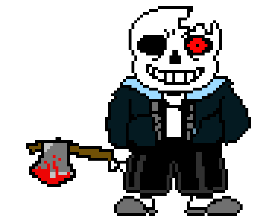 [d46952] myHorror Sans: hey error want a taste of my axe