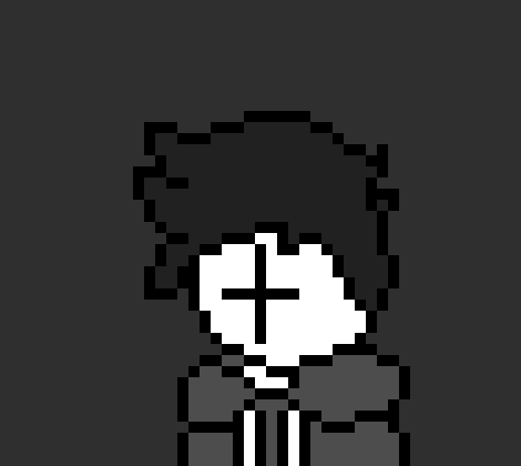 [0b51d0] -He walks out, eating a Chili-dog-