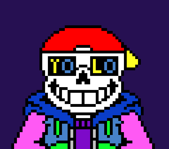 [0ae1f1] ((your right he didnt make Undertale sans))
