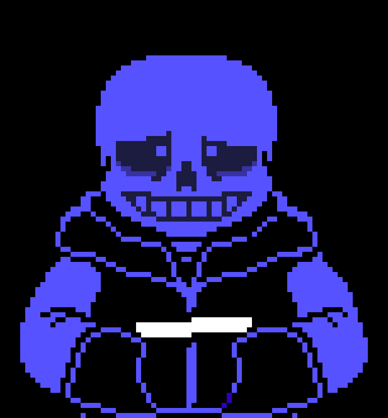 [55e4e5] -Looks up at dust (note: dust is taller than nega sans)- -NegaTale!Sans